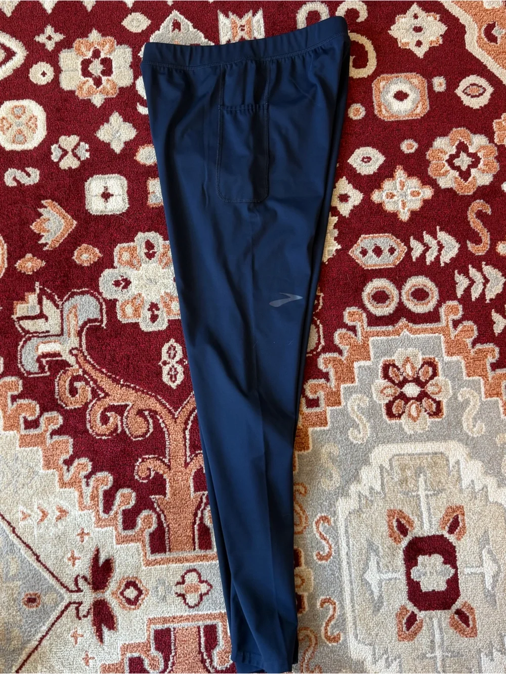 Mens size medium navy brooks running tights
